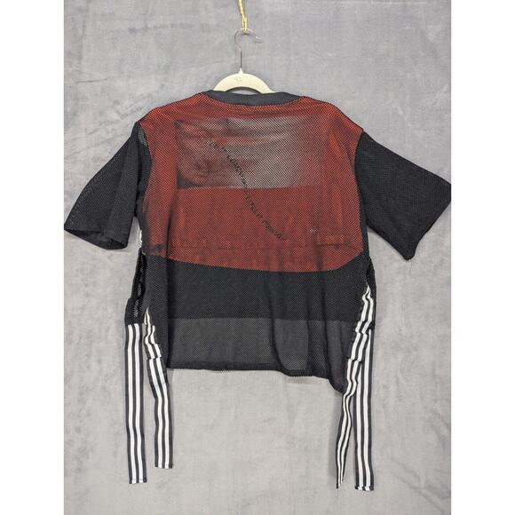 Funny Guerrilla Mesh Top Black Orange This Aint Ordinary Life Lyrics - Picture 5 of 10